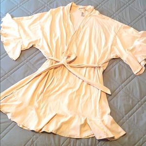 Victoria’s Secret Cotton Flounce Sleeve Robe XS/S